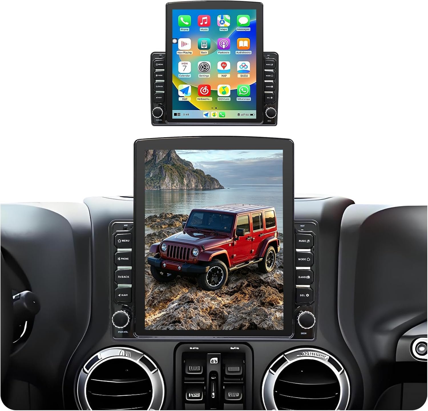 Binize Android Stereo for Jeep Wrangler JK (2011–2017)
