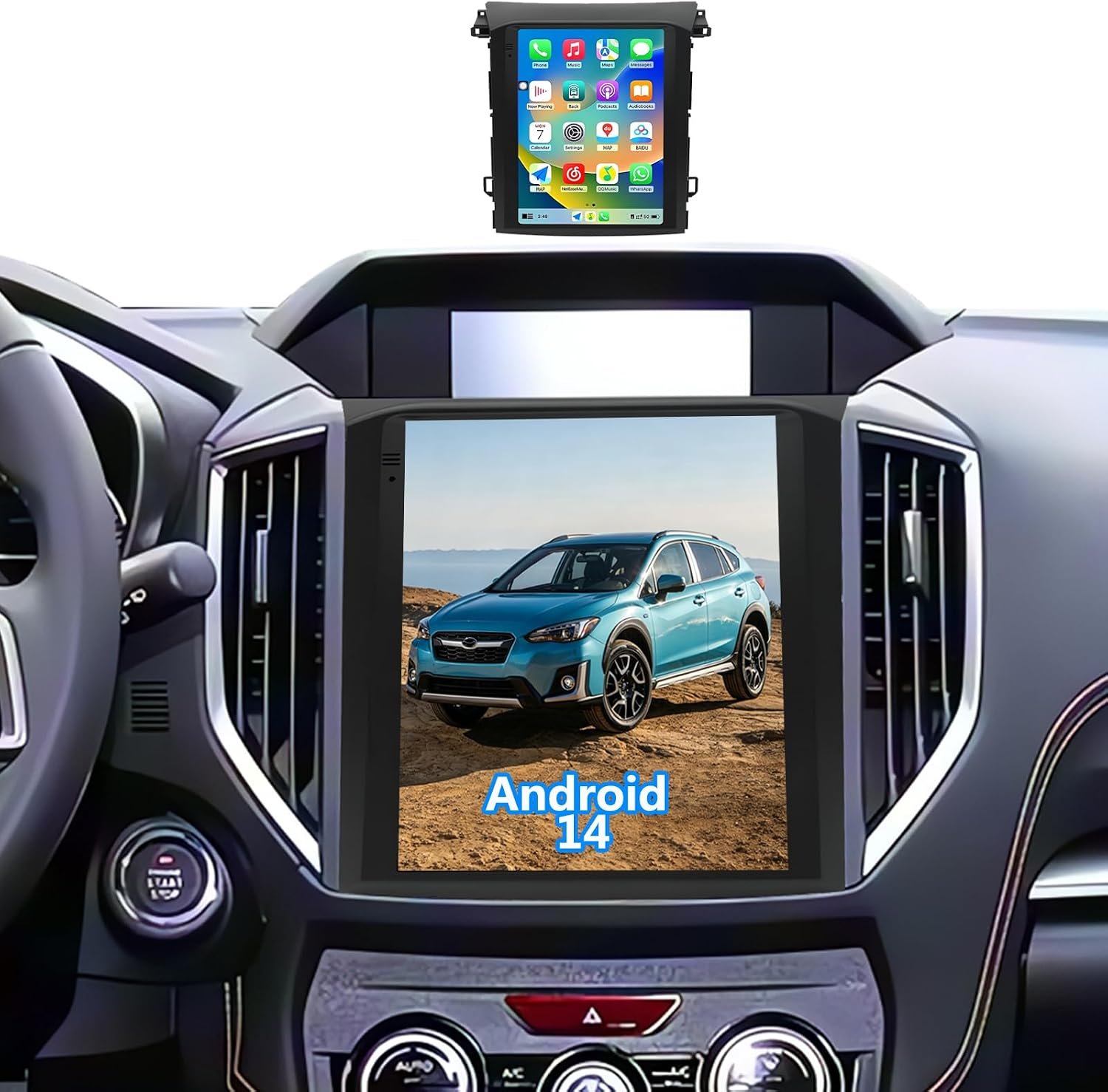 Binize Android 14 Stereo for Subaru XV / Crosstrek (2018–2021)