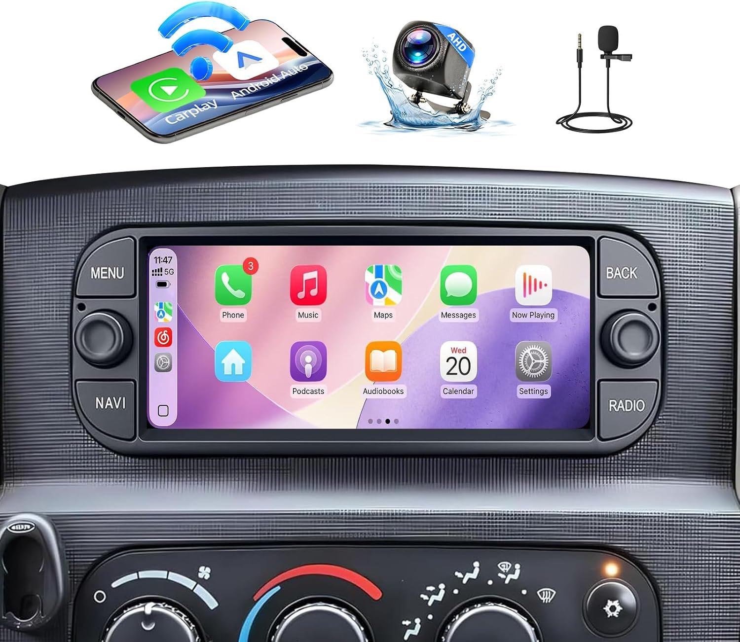Binize Android Stereo for Dodge RAM (2002–2006) & Chrysler/Jeep
