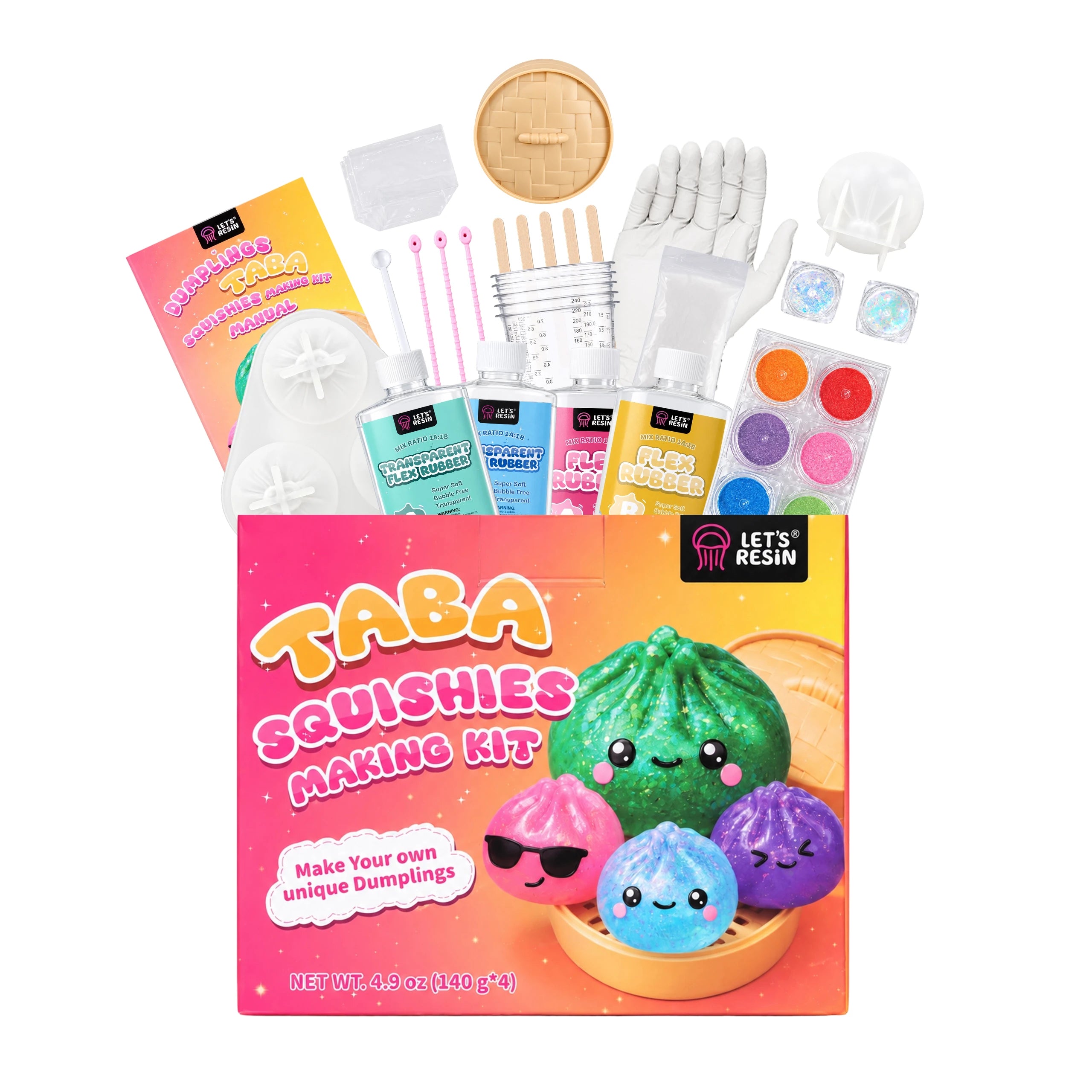 Let’s Resin Dumpling Squishy Making Kit
