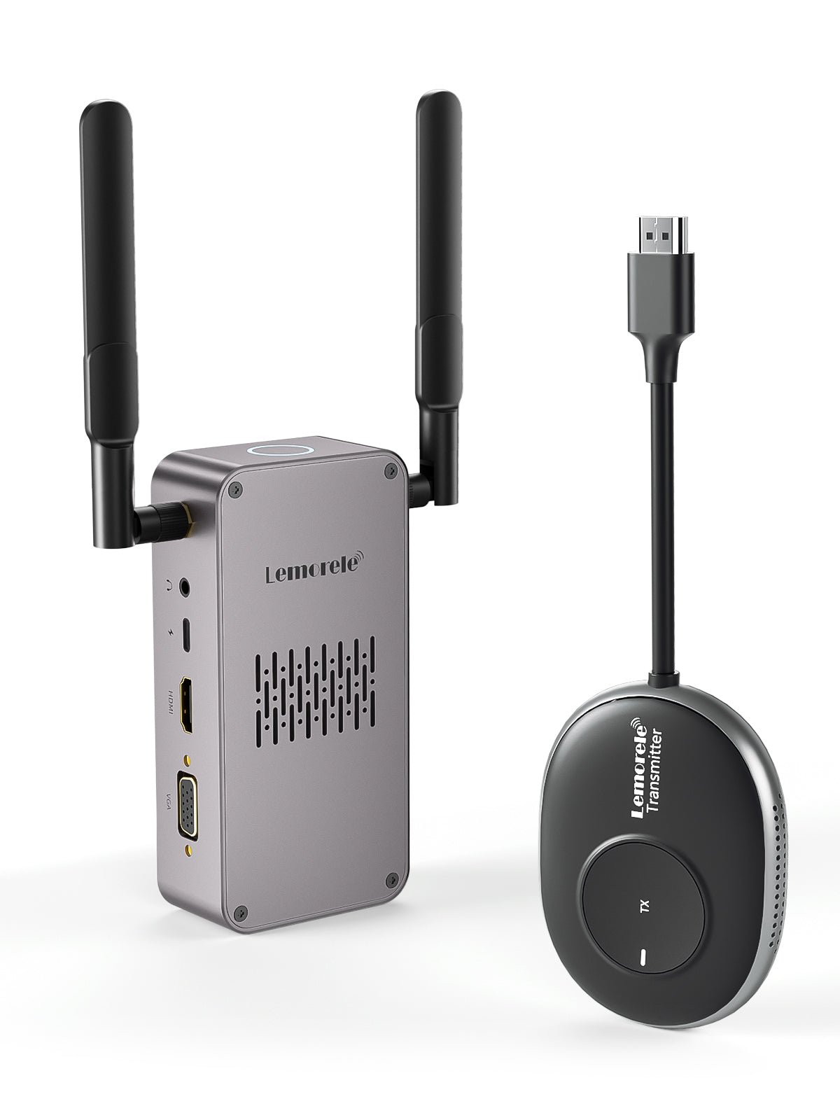 Lemorele Q5R18 Wireless HDMI (8TX → 1RX, Dual Display)