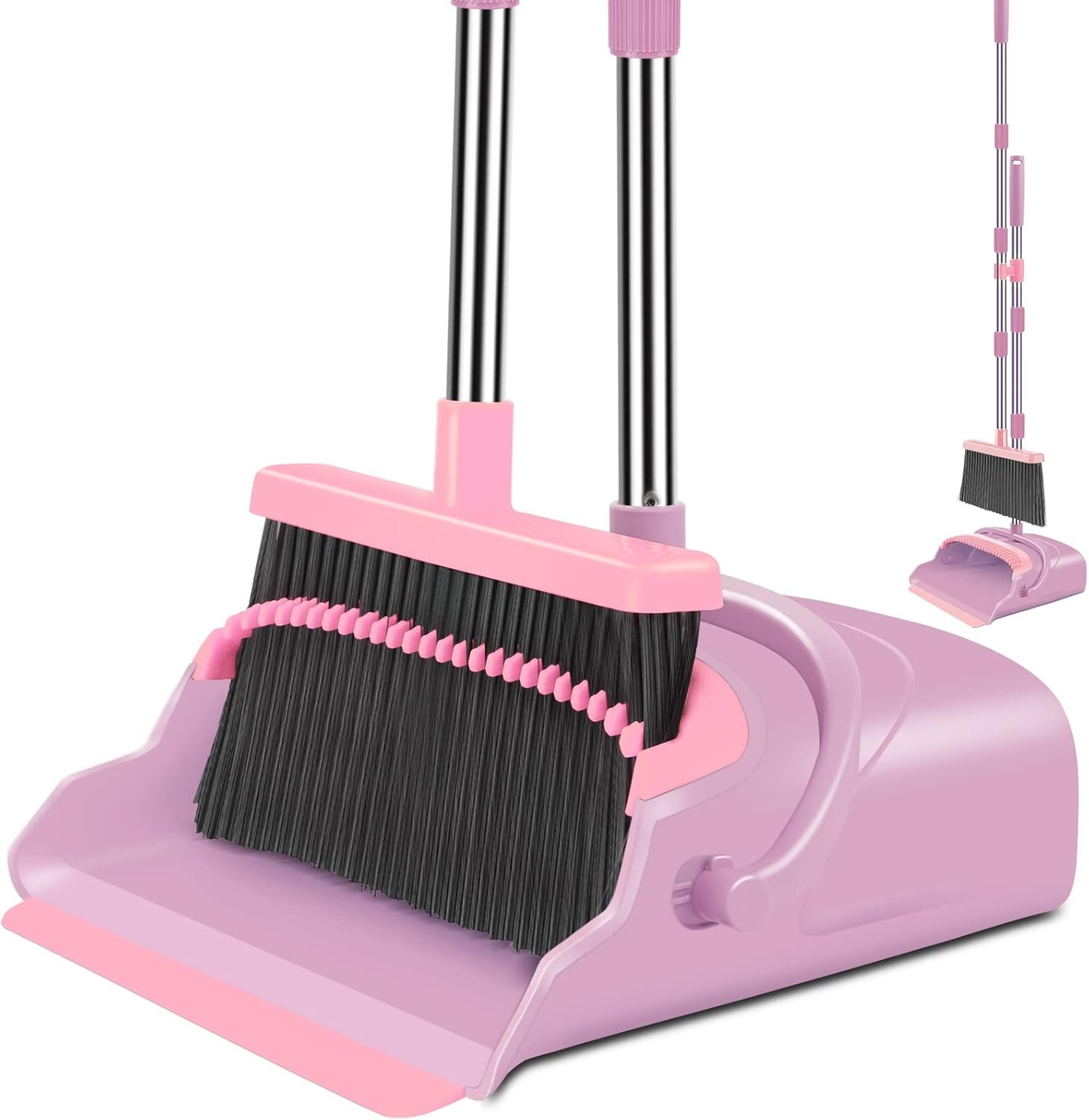 kelamayi Stand-Up Broom & Dustpan Set