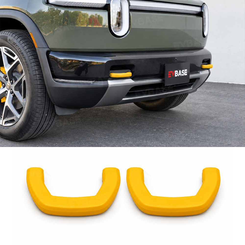 Front Bumper Tow Hook Covers for Rivian R2 Silicone Tow Hook Protector