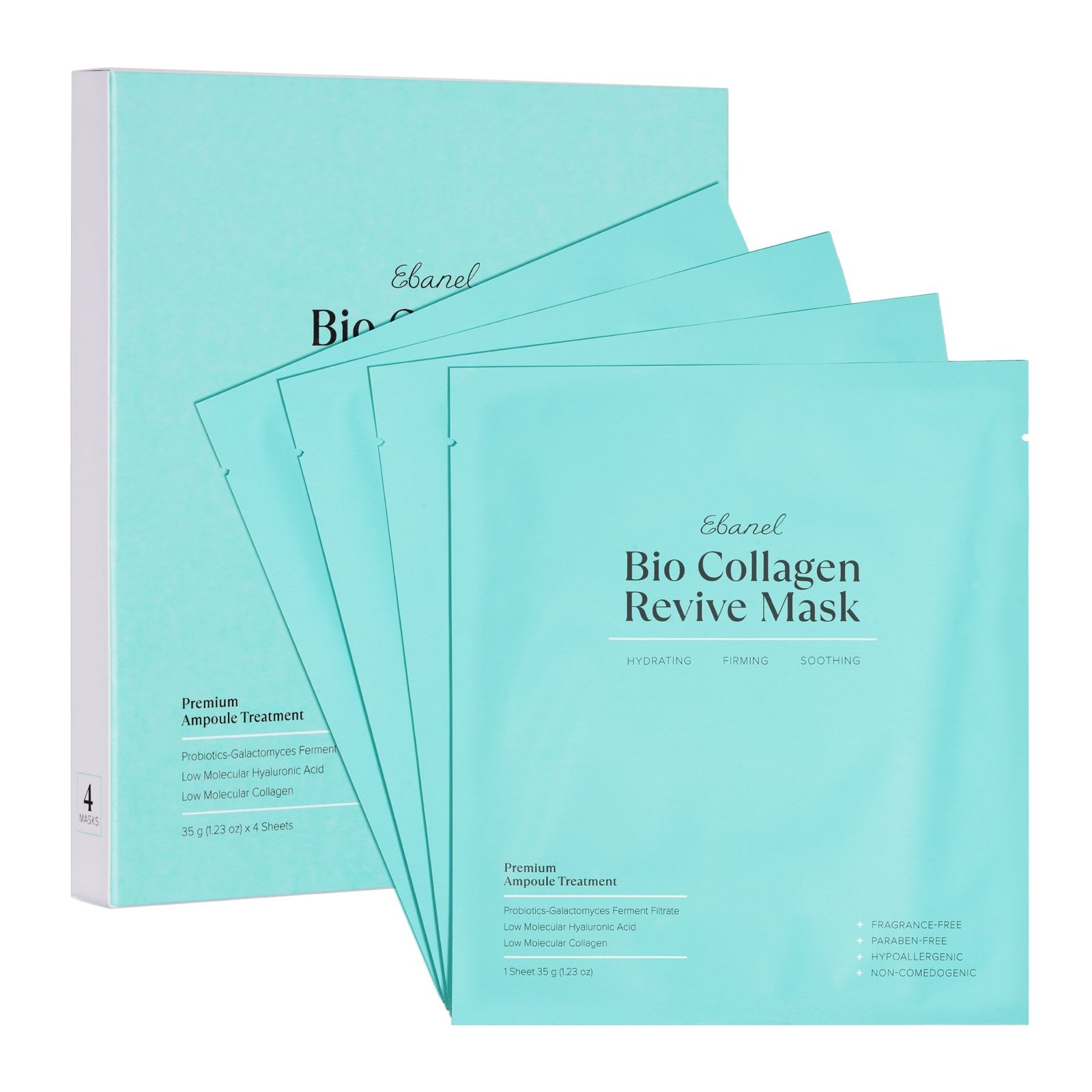 Bio Collagen Revive Mask with 7 Peptides and Ultra-Low-Molecular-Weight Collagen