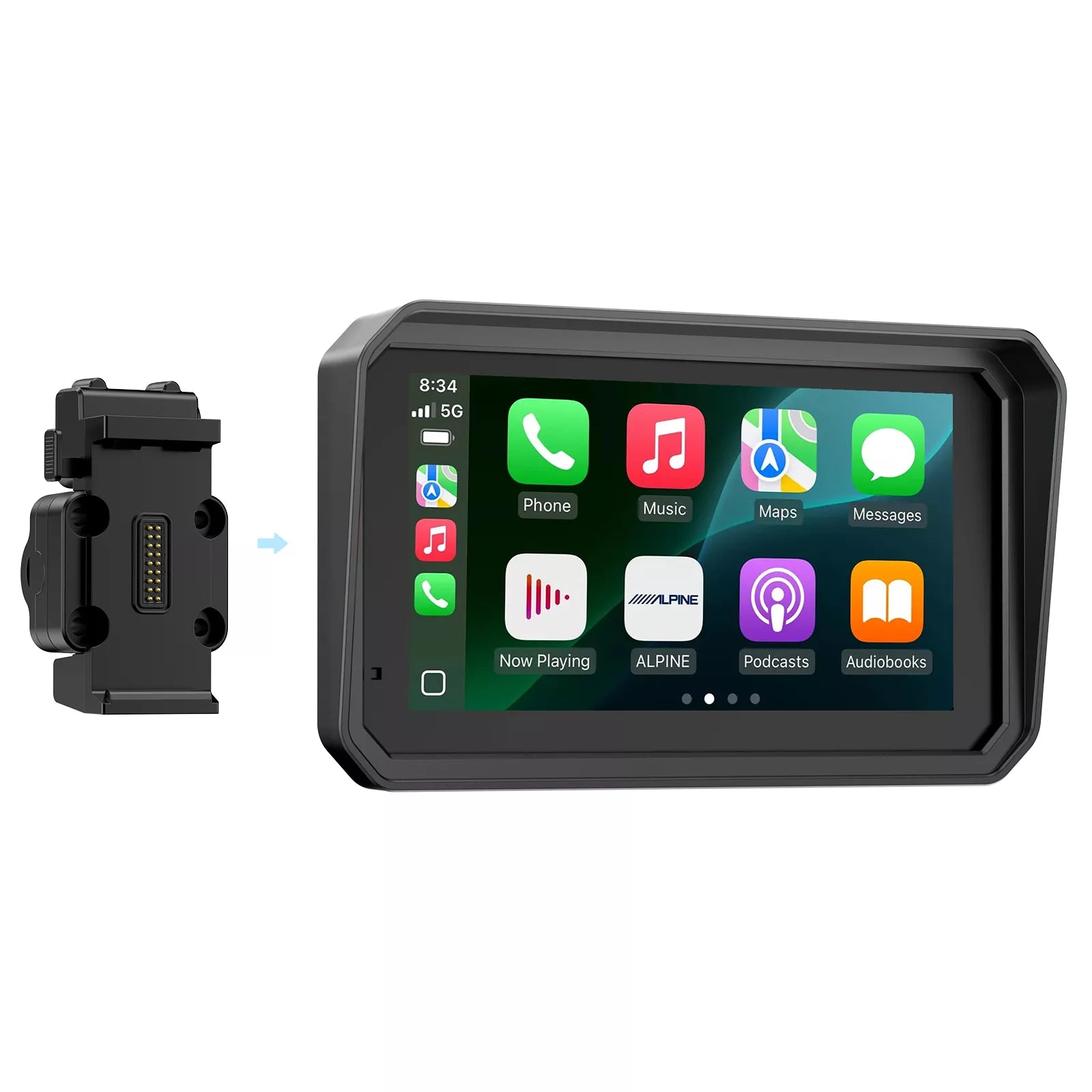 CPMC N6 / N7 Motorcycle CarPlay Screen (Plug-and-Play)
