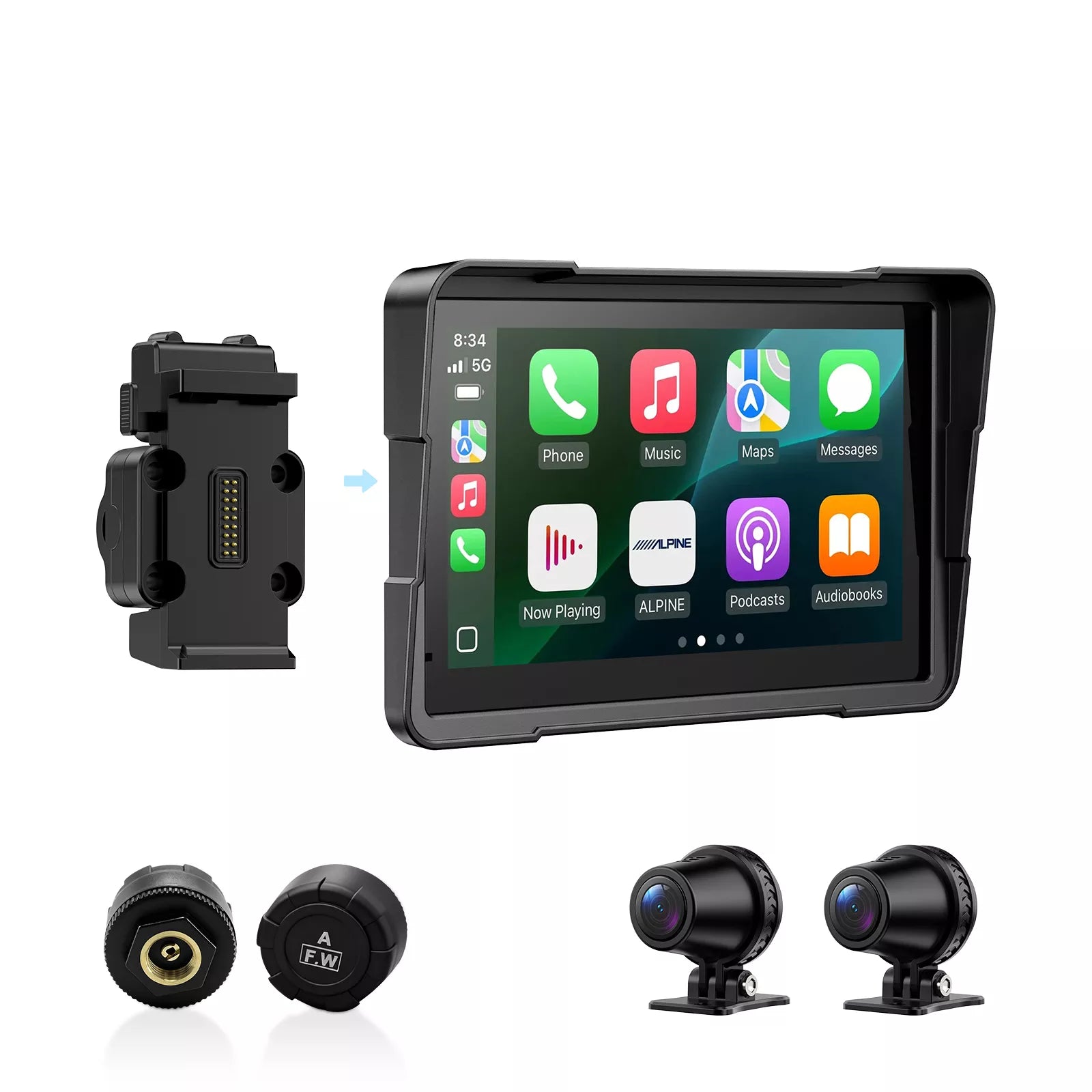 CPMC N6 Pro / N7 Pro Motorcycle CarPlay Dash Cam