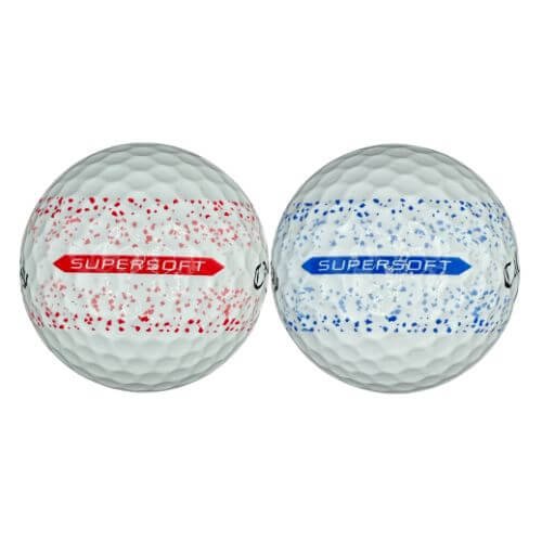 Callaway Supersoft Splatter 360 Used Golf Balls – 1 Dozen