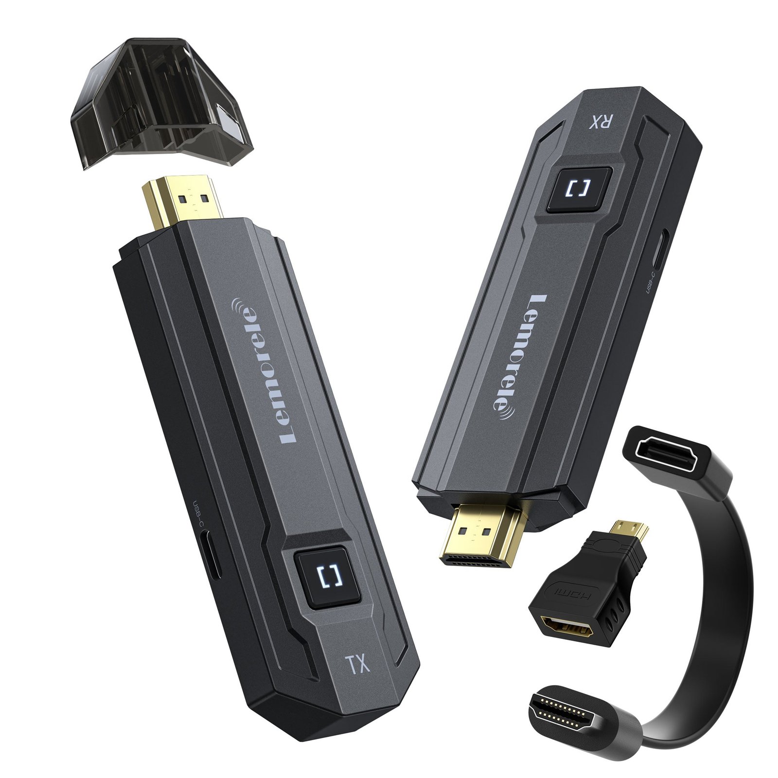 Lemorele Wireless HDMI Kit (4K/1080P, Ultra-Low Lag)