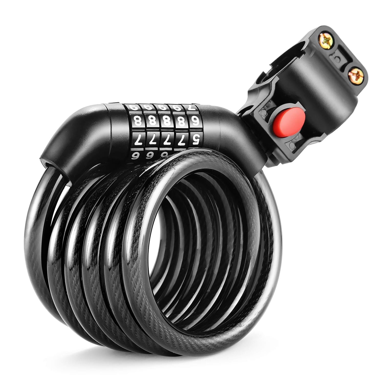 VIVI Bike Lock 150cm Combination Cable Lock
