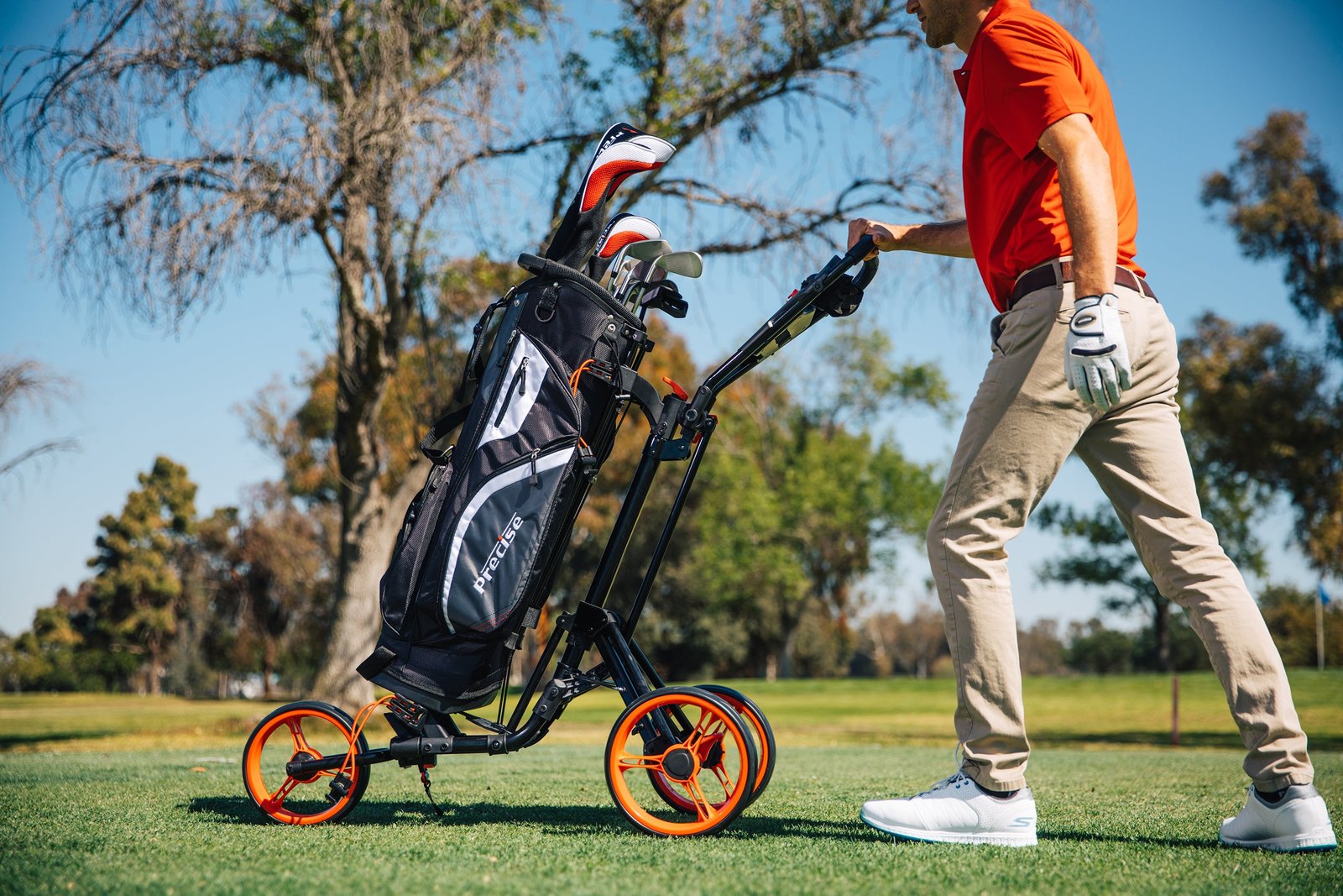 Qwik Fold 3.0 3-Wheel Golf Push Cart