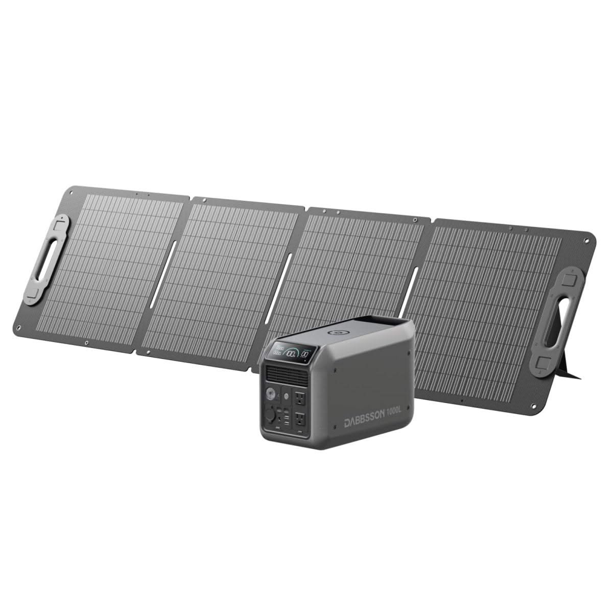 Dabbsson 1000L Portable Solar Generator | 1008Wh, 1200W