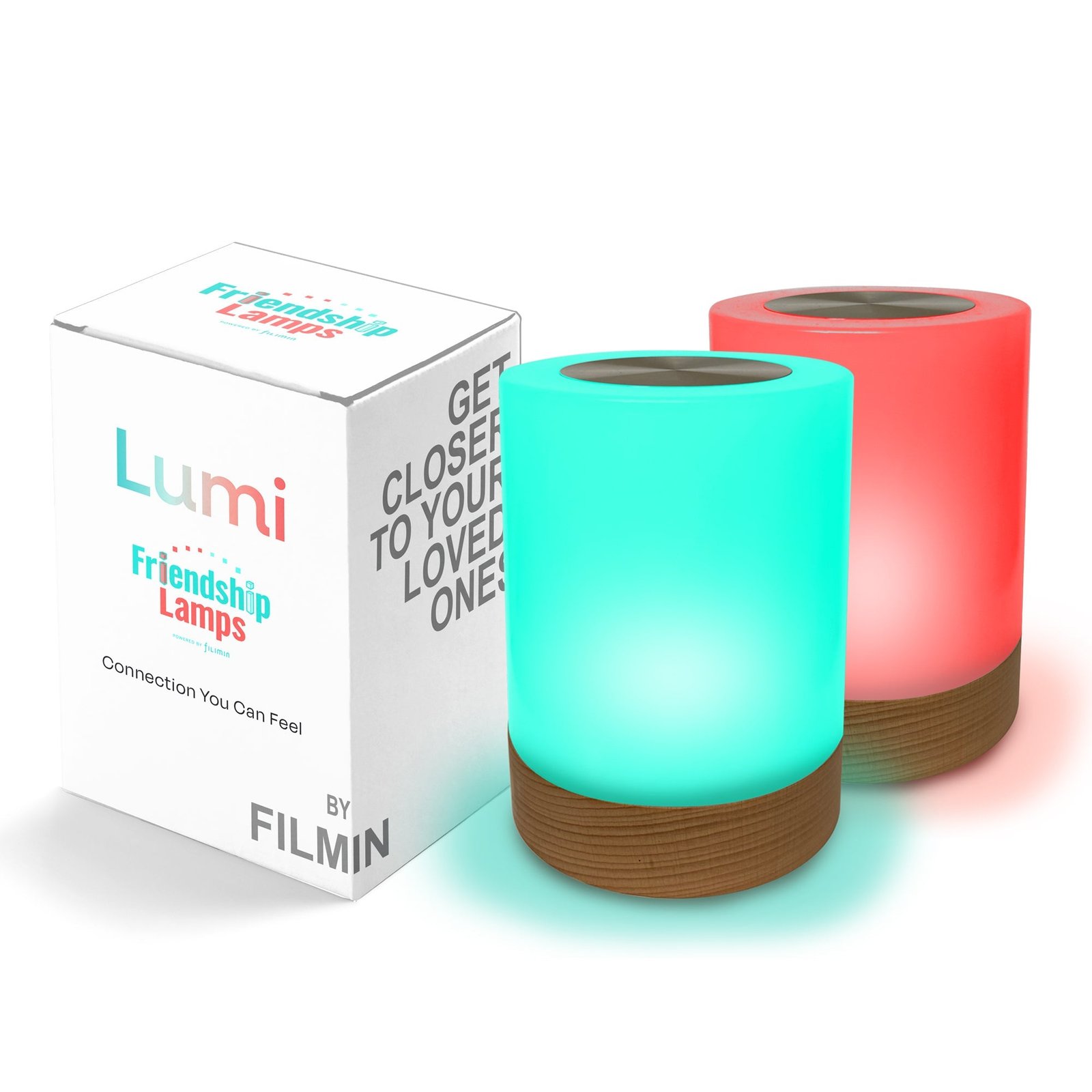 Lumi Friendship Lamp – Soft Glow Wi-Fi Touch Lamp | Stay Connected with Light & Warmth