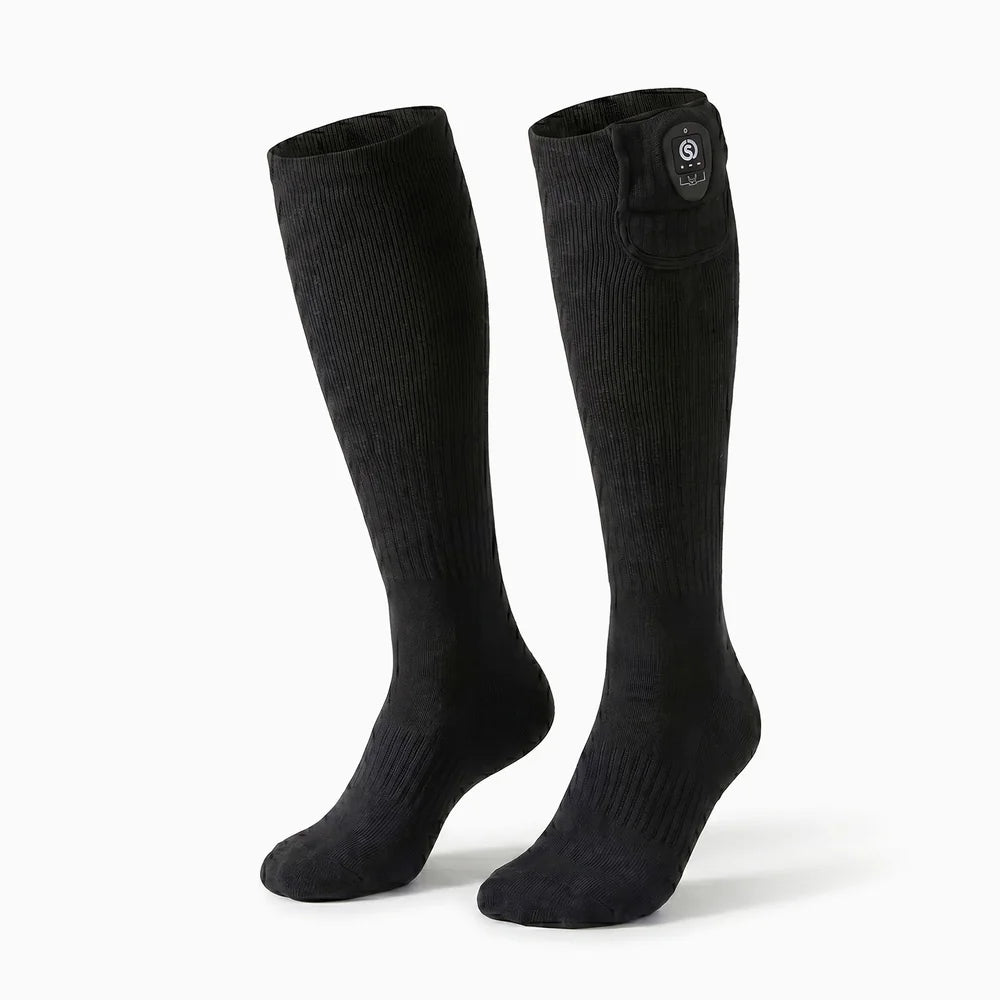 LYSS02B App-Controlled Heated Snowboard Socks