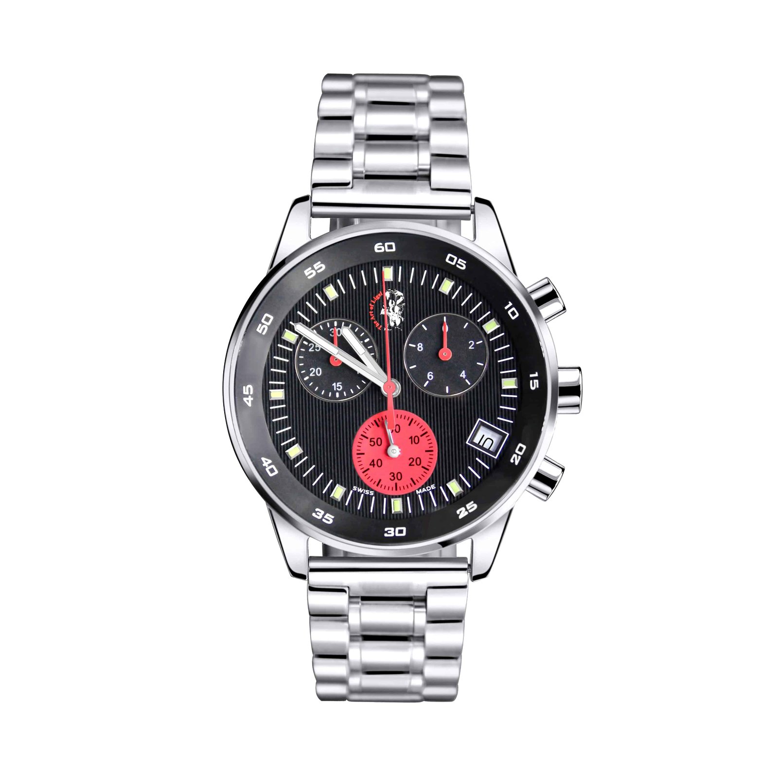 TAL Cosmos Red Eye Swiss Chronograph (Steel)